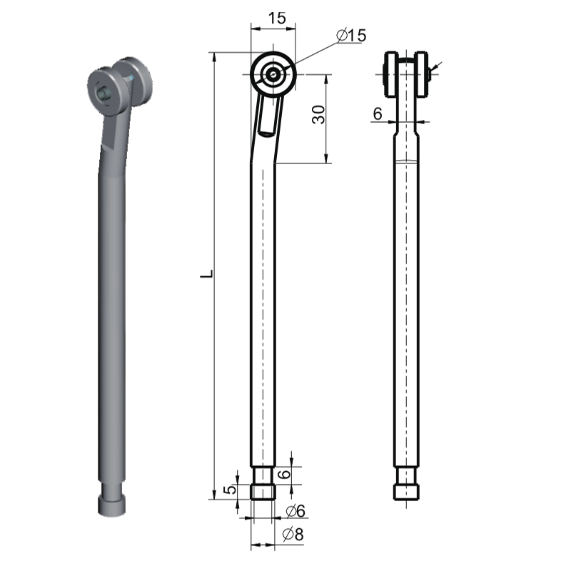 LG002A সংযোগকারী রড শিল্প লক আনুষাঙ্গিক