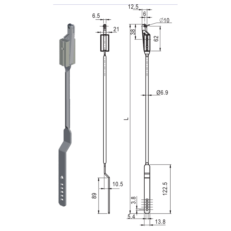 LG002-1A সংযোগকারী রড শিল্প লক আনুষাঙ্গিক