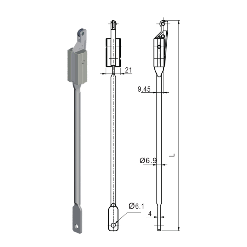 LG002-3 সংযোগকারী রড শিল্প লক আনুষাঙ্গিক