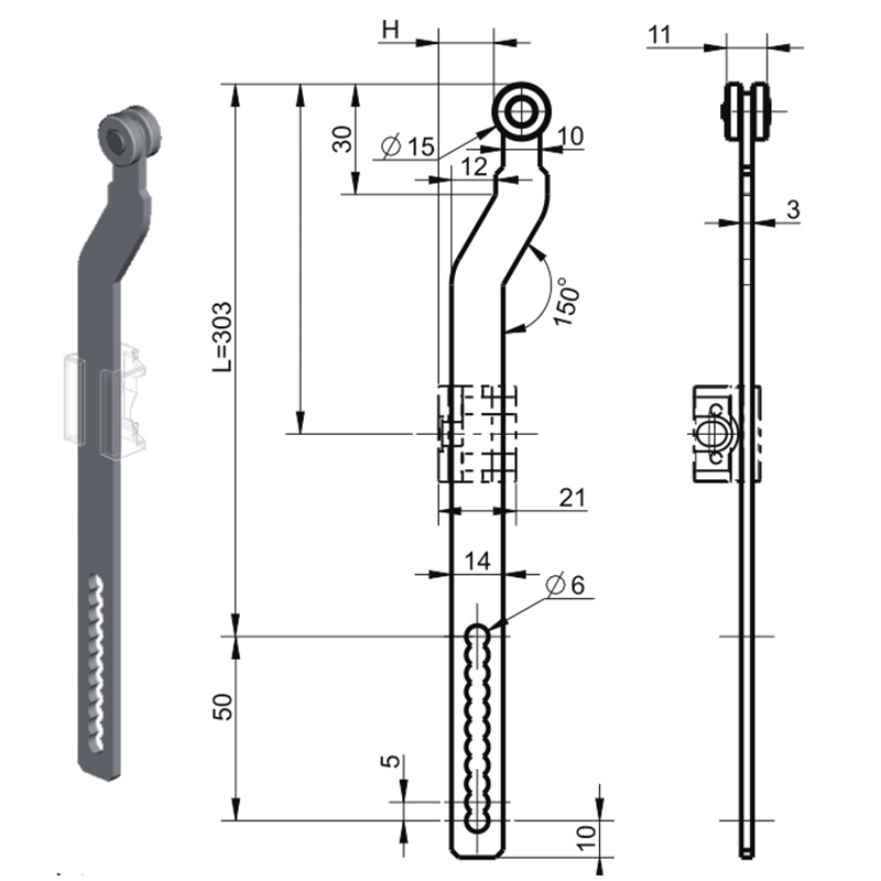 LG006-C মাল্টি-মডেল সংযোগকারী রড আনুষাঙ্গিক