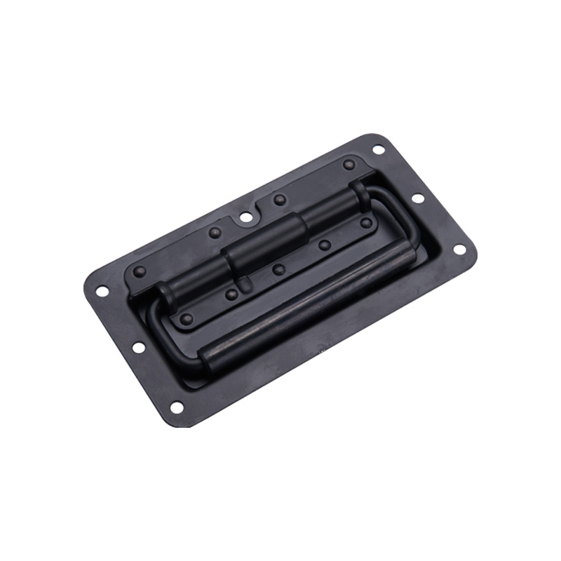 LS504-3 কালো কার্বন ইস্পাত বেস দরজা হ্যান্ডেল